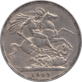 1902 CROWN ( GVF ) - Crown - Cambridgeshire Coins