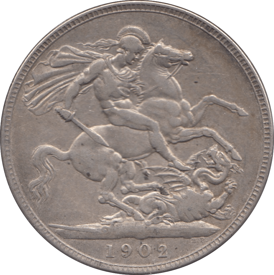 1902 CROWN ( GVF ) II - Crown - Cambridgeshire Coins