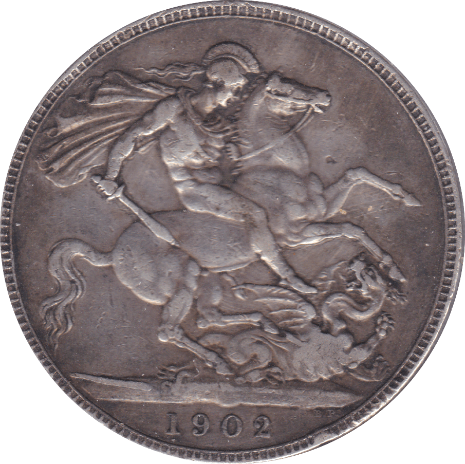 1902 CROWN ( VF ) C - Crown - Cambridgeshire Coins