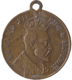 1902 EDWARD VII COMMEMORATIVE MEDALLION - MEDALS & MEDALLIONS - Cambridgeshire Coins