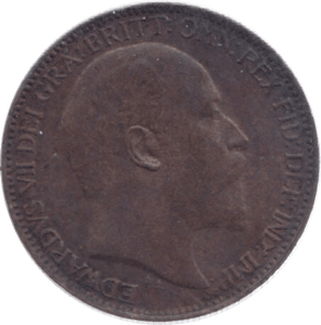 1902 FARTHING ( AUNC ) 18 - Farthing - Cambridgeshire Coins