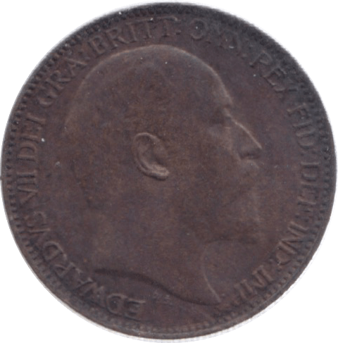1902 FARTHING ( AUNC ) 18 - Farthing - Cambridgeshire Coins
