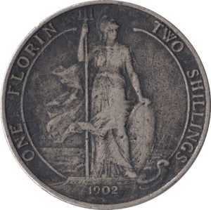 1902 FLORIN ( FINE ) - FLORIN - Cambridgeshire Coins