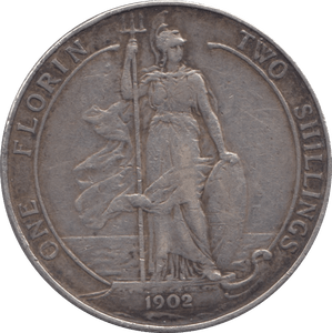 1902 FLORIN ( GF ) 3 - Florin - Cambridgeshire Coins