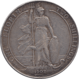 1902 FLORIN ( GF ) 3 - Florin - Cambridgeshire Coins