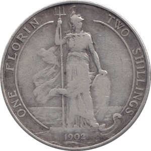 1902 FLORIN ( GF ) - FLORIN - Cambridgeshire Coins