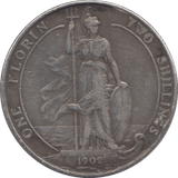 1902 FLORIN ( GF ) - Florin - Cambridgeshire Coins