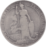 1902 FLORIN ( NF ) 6 - Florin - Cambridgeshire Coins