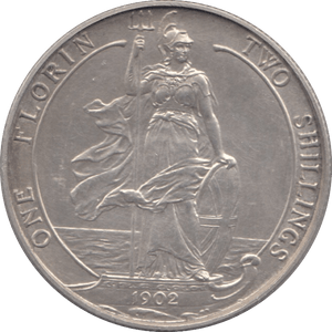 1902 FLORIN ( PROOF ) MATT - Florin - Cambridgeshire Coins
