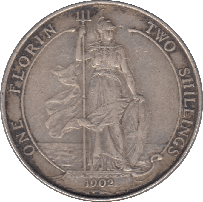 1902 FLORIN ( VF ) 7 - Florin - Cambridgeshire Coins