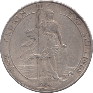 1902 FLORIN ( VF ) 8 - Florin - Cambridgeshire Coins