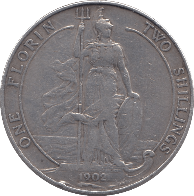 1902 FLORIN ( VF ) - Florin - Cambridgeshire Coins