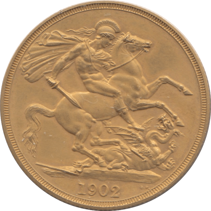 1902 GOLD DOUBLE SOVEREIGN ( MATT PROOF ) - Double Sovereign - Cambridgeshire Coins