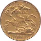 1902 GOLD HALF SOVEREIGN ( MATT PROOF ) - Half Sovereign - Cambridgeshire Coins
