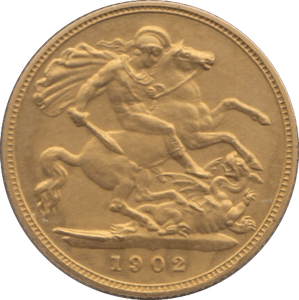 1902 GOLD HALF SOVEREIGN ( MATT PROOF ) - Half Sovereign - Cambridgeshire Coins