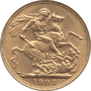 1902 GOLD SOVEREIGN ( AUNC ) - Sovereign - Cambridgeshire Coins