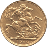 1902 GOLD SOVEREIGN ( EF ) - Sovereign - Cambridgeshire Coins