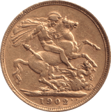 1902 GOLD SOVEREIGN ( GVF ) - Sovereign - Cambridgeshire Coins