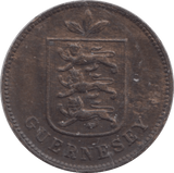 1902 GUERNSEY ONE DOUBLE - WORLD COINS - Cambridgeshire Coins