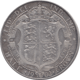 1902 HALFCROWN ( FINE ) 6 - HALFCROWN - Cambridgeshire Coins