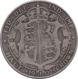 1902 HALFCROWN ( FINE ) - HALFCROWN - Cambridgeshire Coins