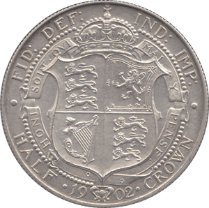 1902 HALFCROWN ( PROOF ) MATT - Halfcrown - Cambridgeshire Coins