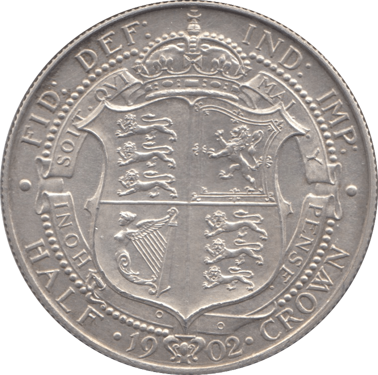 1902 HALFCROWN ( PROOF ) MATT - Halfcrown - Cambridgeshire Coins