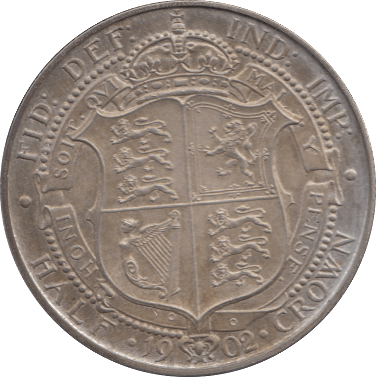 1902 HALFCROWN ( PROOF ) MATT - Halfcrown - Cambridgeshire Coins