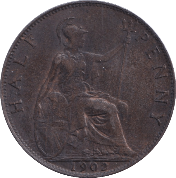 1902 HALFPENNY ( EF ) LOW TIDE - Halfpenny - Cambridgeshire Coins