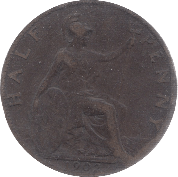 1902 HALFPENNY ( FINE ) 25 - Halfpenny - Cambridgeshire Coins
