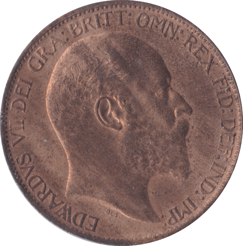 1902 HALFPENNY ( UNC ) B - Halfpenny - Cambridgeshire Coins