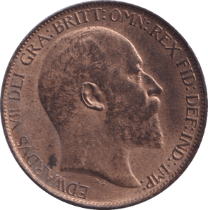 1902 HALFPENNY ( UNC ) - Halfpenny - Cambridgeshire Coins