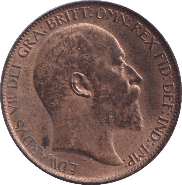 1902 HALFPENNY ( UNC ) - Halfpenny - Cambridgeshire Coins