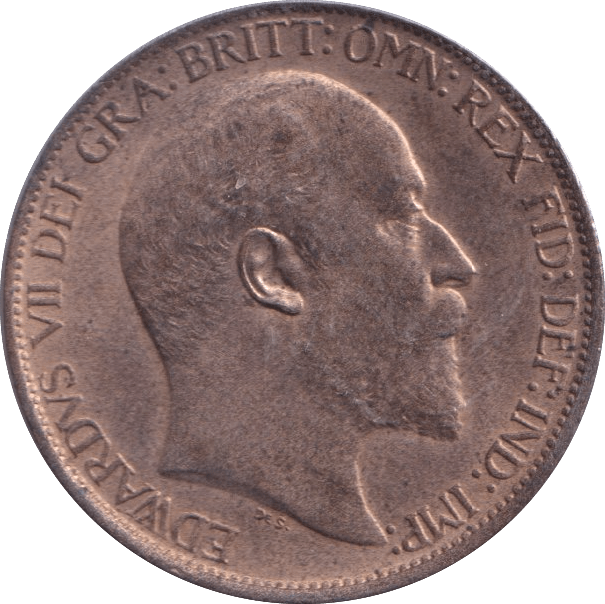 1902 HALFPENNY ( UNC ) - Halfpenny - Cambridgeshire Coins