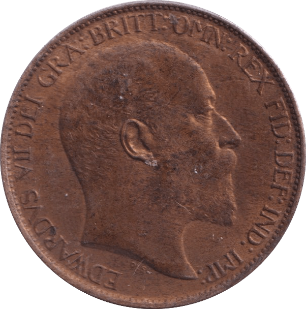 1902 HALFPENNY ( UNC ) - Halfpenny - Cambridgeshire Coins