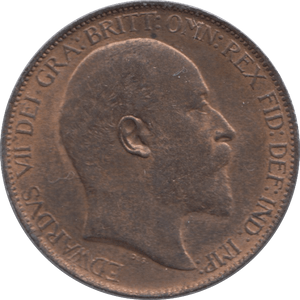 1902 HALFPENNY ( UNC ) - Halfpenny - Cambridgeshire Coins