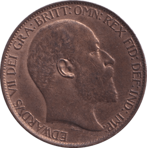1902 HALFPENNY ( UNC ) - Halfpenny - Cambridgeshire Coins