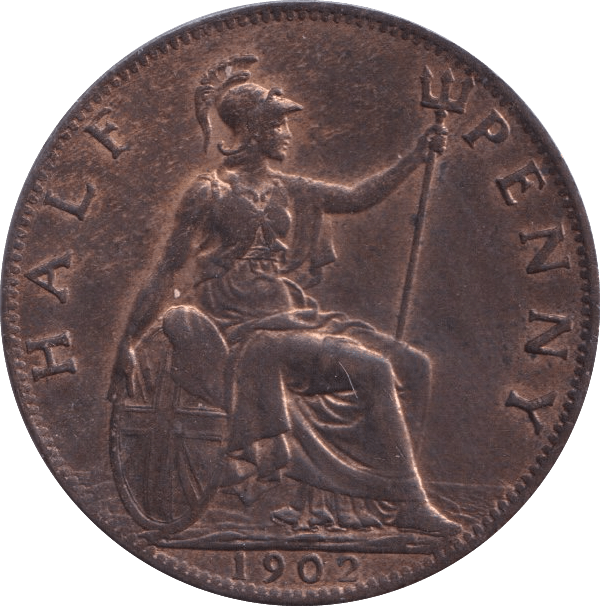 1902 HALFPENNY ( UNC ) LOW TIDE - Halfpenny - Cambridgeshire Coins