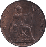 1902 HALFPENNY ( UNC ) LOW TIDE - Halfpenny - Cambridgeshire Coins