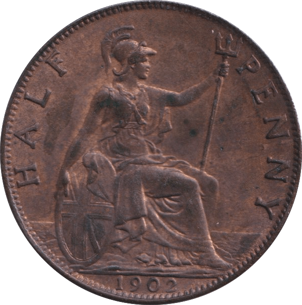 1902 HALFPENNY ( UNC ) ORD - Halfpenny - Cambridgeshire Coins