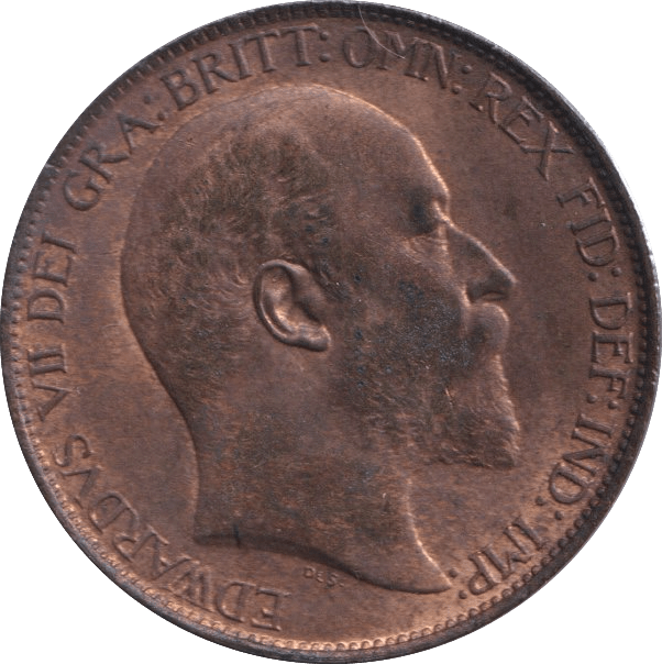 1902 HALFPENNY ( UNC ) ORD - Halfpenny - Cambridgeshire Coins