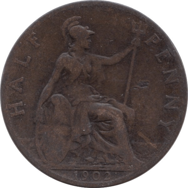 1902 HALFPENNY ( VF ) - HALFPENNY - Cambridgeshire Coins