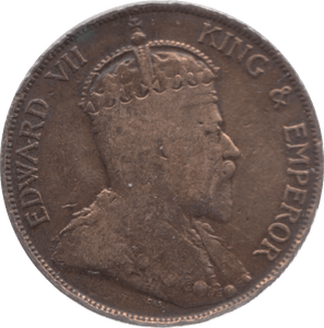 1902 HONG KONG ONE CENT REF 25 - WORLD COINS - Cambridgeshire Coins