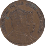 1902 KIND EDWARD MEDALLION - Token - Cambridgeshire Coins