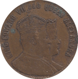 1902 KIND EDWARD MEDALLION - Token - Cambridgeshire Coins