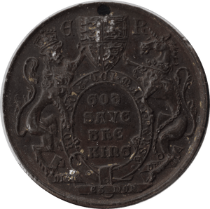 1902 KING EDWARD CORONATION MEDALLION - OTHER TOKENS - Cambridgeshire Coins