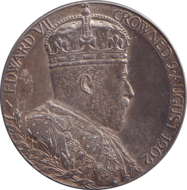 1902 KING EDWARD VII CORONATION MEDALLION - MEDALS & MEDALLIONS - Cambridgeshire Coins