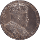 1902 KING EDWARD VII CORONATION MEDALLION - MEDALS & MEDALLIONS - Cambridgeshire Coins