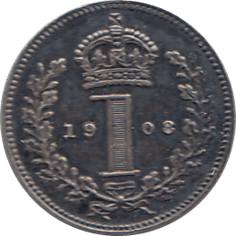 1902 MAUNDY ONE PENCE ( UNC ) - Maundy Coins - Cambridgeshire Coins