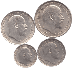 1902 MAUNDY SET EDWARD VII - Maundy Set - Cambridgeshire Coins